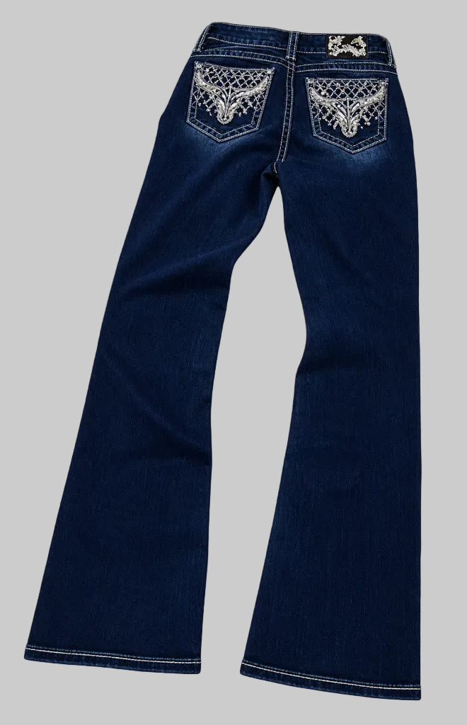 Y2k Embroided Jeans (0008)